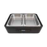 2 Medium Stainless Steel Trays (Set)